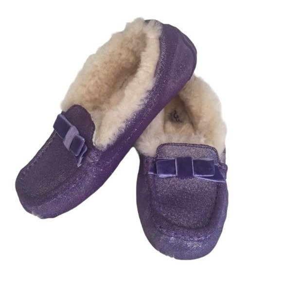 UGG Other - UGG Purple Glitter Slippers Loafers